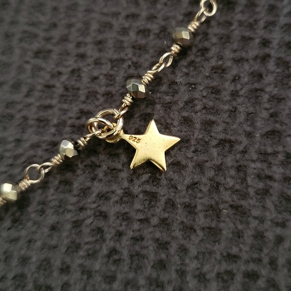 ✨️HP✨️ Dainty Gold💛 Pyrite Bracelet Trio3️⃣ - NWOT - Picture 3 of 12